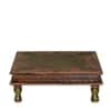 Desert Art Wooden Handpainted Copper Bajot 18 x 18 Inch