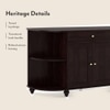 Ramore Solid Wood Sideboard in Mahogany Finish