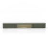 Estella Wall Mounted TV Unit Almond Green Finish