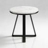 Black Metal Side Table in Black Colour