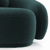 Mia 3 Seater Fabric Sofa In Deep Forest Green