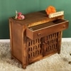 D'Dass Big Honey Sheesham and Mdf Wooden Temple For Pooja With Cabinet