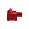 Solace  Pull Out Sofa cum Bed  in Red Colour