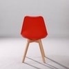 Kepler Brooks Valente Cafeteria Dining Chair in Red Colour