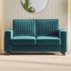 Apollo Neo 2 Seater Fabric Sofa in Malibu Colour (Back Height : Regular, Cushion Type : Hard)