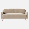 Reiti Velvet 2 Seater Sofa in Cream Colour