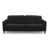 Franco 2 Seater Leather Sofa in Licorice Colour