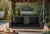 Carry Bird Wicker Patio Furniture Outdoor Balcony Swings In Grey And Black Colour