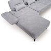 Barret 4 Seater Fabric Sofa in Grey Ice Colour