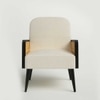 Haden Ratan Accent Chair in Cream Colour