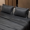Stoa Paris Satin Bedsheet King Size with 2 Pillow Covers heet King Twilight Embrace