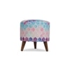Ophelia Solid Wood  Ottomon in  Multicolor Colour