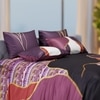 Stoa Paris Super King Size Enriched Cotton Bedsheet with 4 Pillow Covers  Size Win Wine