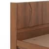 Koro Solid Wood King Size Drawer Storage Bed In Amber Walnut Finish