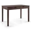 Angelou Solid Wood Study Table in Walnut Finish