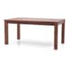 Brighton Large 6 Seater Dining Table In Teak Finish