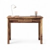 Amroha Sheesham Wood Study Computer Table In Natural Teak Finish