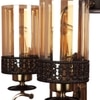 Eliante 6-Light Mild Steel Chandelier, Modern Hanging Ceiling Light Fixture For Living Room Or Dining Room