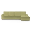 Right Aligned 3 Seater Right Aligned Chaise Lime Green Sofa Cover