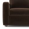 Apollo High Back 2 Seater Fabric Sofa in Dark Earth Colour