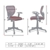 Odrione Low Back Ergonomic Chair in Brown Colour