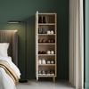 Exotica Shoe Cabinet for 12 Pairs – Modern Shoe Organizer for Bedroom & Entryway
