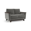 Corby Sofa Set (Colour : Ash Grey Velvet , Seater : 2+1+1)