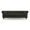 Winchester Essential 3 Seater Fabric Sofa in Graphite Colour