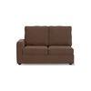 Apollo Compact Sofa (Colour : Daschund Brown, Cushion : Hard, Back Type : High Back, Seating Capacity : Right Aligned 2 Seater + Right Aligned Chaise + Ottoman)