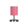 Pink Jute table lamp with Steel Base -50