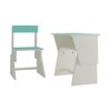 Utopia Extendable Toddler Study Desk and Chair Set in Misty Turquoise Colour