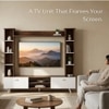 Bluewud Pinn Engineered Wood Tvcabinet In Brown Maple & White Finish