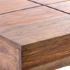 Montreal Sheesham Wood Coffee Table In Teak Finish