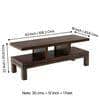 Allen Sheesham Wood TV Entertainment Unit in Mahogany Finish