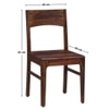 Heritage Sheesham Wood 6 Seater Dining Set In Provincial Teak Finish