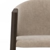 Dorothy Fabric Accent Chair In Beige Colour