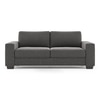 Leslie 3 Seater Fabric Sofa (Smoke)