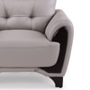 Radiance 1 Seater Leather Sole in Light Grey Colour