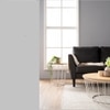 Scandinavian Flux Round Coffee Table Beige Matte Finish