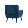 Azriah Boucle Fabric Accent Chair in Blue