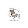 Natwest Sheesham Wood Relaxing Maachi Chair in Black & White Canning