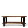 Aroda Sheesham Wood Contemporary Rectangle Coffee Table In Natural Teak Finish