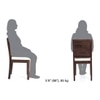 Oribi  Solid Wood Dining Chair in Teak Finish - Set of 2