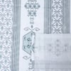 Blue And White Floral 400 Tc  Cotton Flat  Single Bed Size  Bedsheet With 2 Pillow Cover