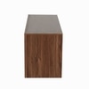 Yuko TV Unit with Two Drawers in Columbia Walnut Finish