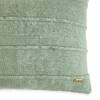 Cairo Pistachio Green Cotton Knitted Decorative Cushion Cover 12 x 20 Inches