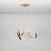 Gioconda Rose Gold 3 Colour Led Chandelier Ceiling Light