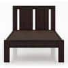 Durban Solid Wood Single Size Non Storage Bed In Mahogany Finish