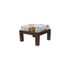Ronstar solid wood  ottoman in  provincial teak finish