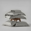Stoa Paris Super King Size Bedsheet with 4 Pillow Covers  Size Harbour Mist Grey